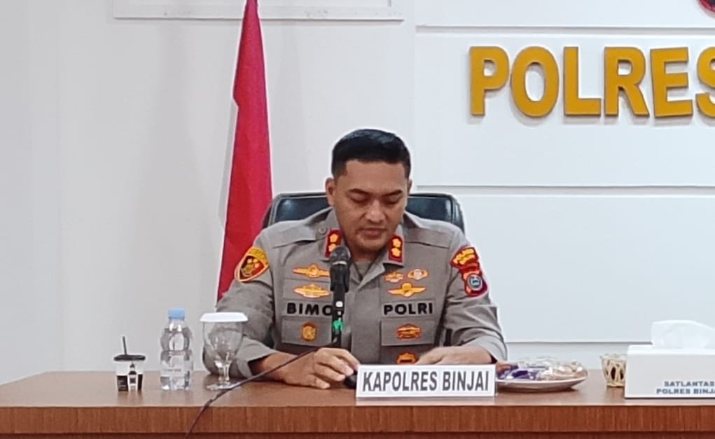 Kapolres Binjai AKBP R. Bimo Moernanda kirim 5 ton jagung serapan program ketahanan pangan ke Gudang Bulog Pulau Brayan Medan, Senin (5/10/2026).