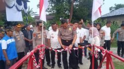 Kapolresta Deli Serdang Resmikan Jembatan Merah Putih, Perkuat Akses dan Mobilitas Warga Desa Pardamean dan Wonosari