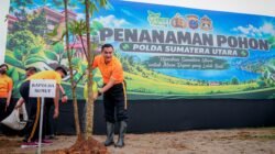 Green Policing, Kapolda Sumut Pimpin Penanaman Pohon di Mapolda