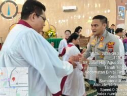 Kapolres Binjai Gelar Minggu Kasih di HKBP, Wujudkan Binjai Kondusif