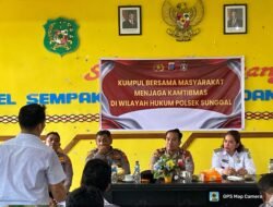 Polsek Sunggal Gelar Kumpul Bersama Masyarakat di Medan Selayang