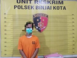 Polsek Binjai Kota Bekuk Pelaku Pencurian di Taman Siswa