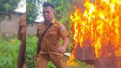 Viral ! Kadus Nekat Sendirian Bakar Lapak Judi Dan Narkoba Selambo