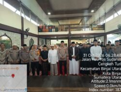 Kapolres Binjai Subuh Keliling di Pesantren Abu Syafa Binjai Utara