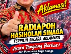 Dukungan Menguat, Radiapoh Sinaga Dorong Sairon Sinaga Jadi Ketua Umum PPTSB Aklamasi